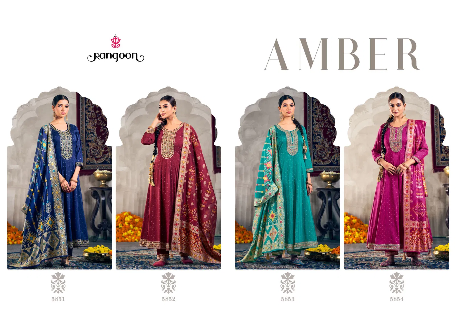 Amber By Rangoon Anarkali Readymade Suits Wholesale Shop In Surat